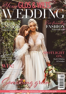 Cover of the February/March 2023 issue of Your Glos & Wilts Wedding magazine
