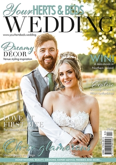 Cover of the February/March 2023 issue of Your Herts & Beds Wedding magazine