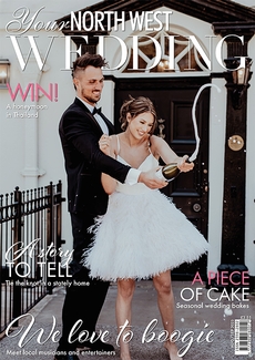 Cover of the August/September 2023 issue of Your North West Wedding magazine