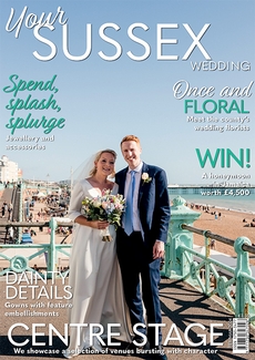 Cover of the February/March 2024 issue of Your Sussex Wedding magazine