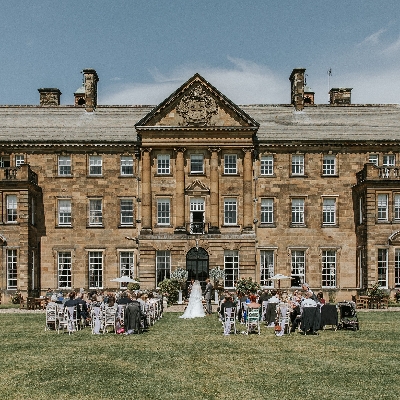 Crathorne Hall's outdoor wedding option
