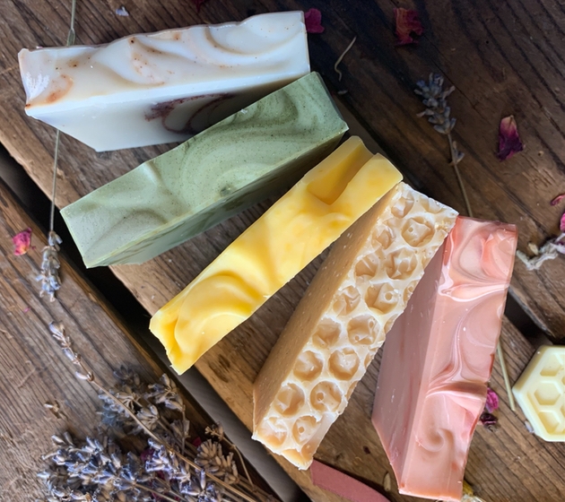 Check out these beautiful soaps created by the company