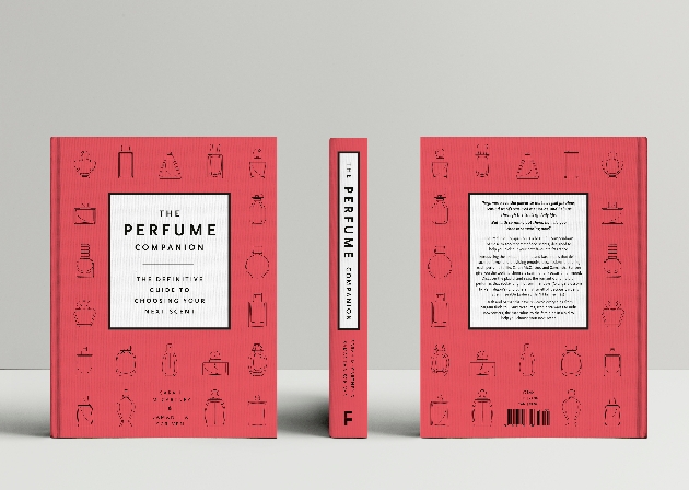 Front, back and spine of new book The Perfume Companion
