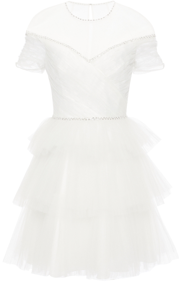 White dress by Jenny Packham