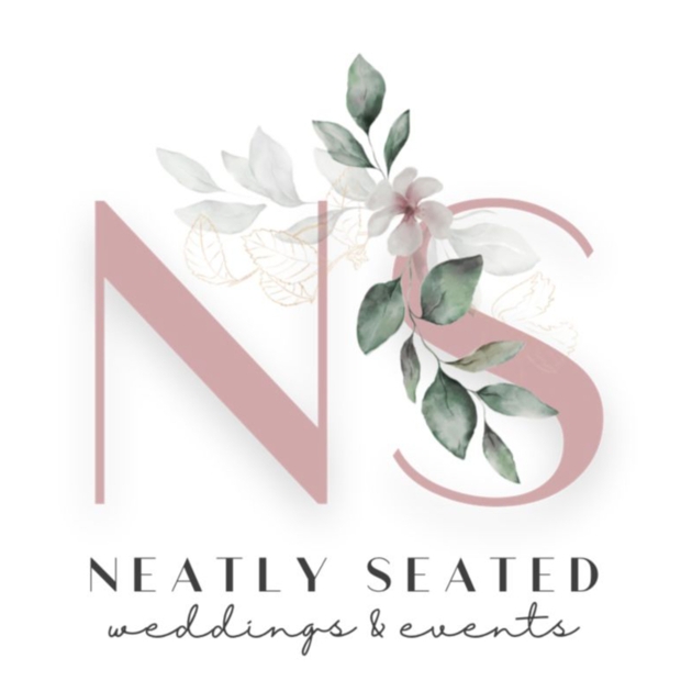 logo design N and S with flowers
