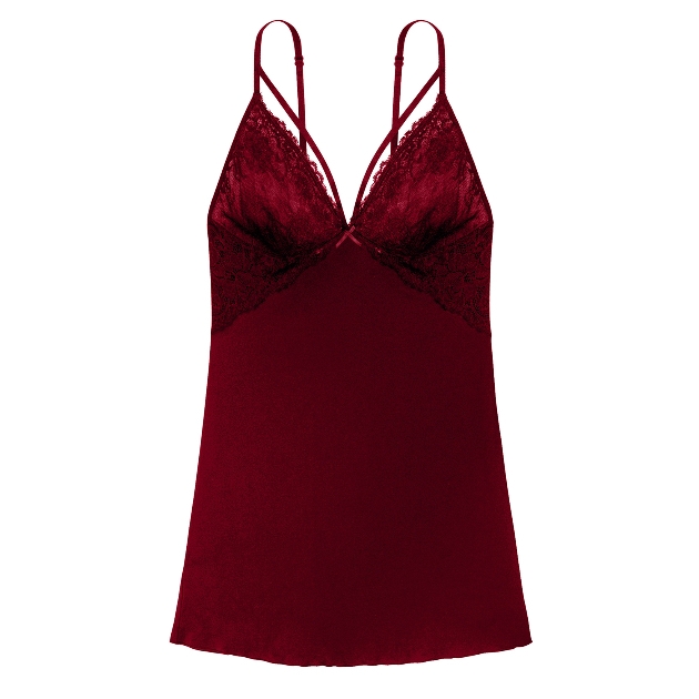 Red slip from La Redoute's romantic Valentine's Day lingerie