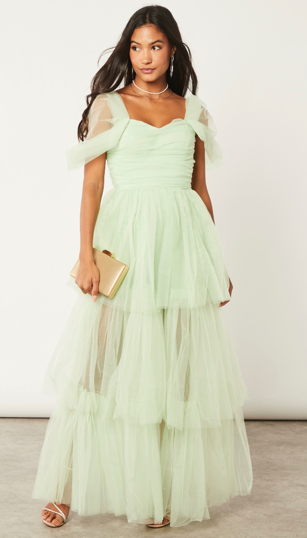 A style from SilkFred that reveals the trendsetting bridesmaid dress shade for summer